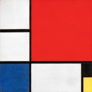 Piet Mondrian, Composizione con rosso, blu, giallo e nero, 1929